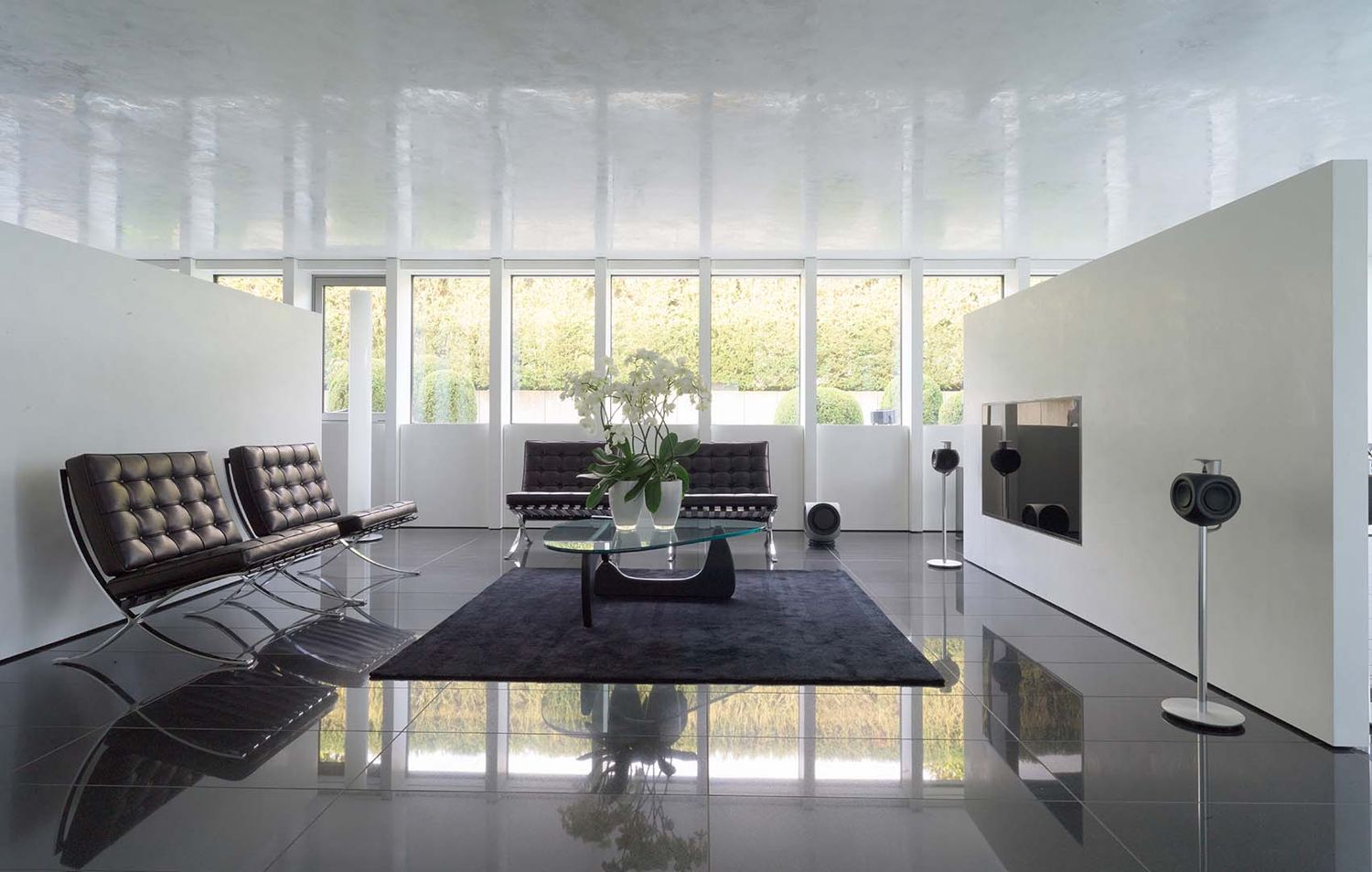 Innenausbau einer Villa mit Einbaumöbeln der Schreinerei Luther