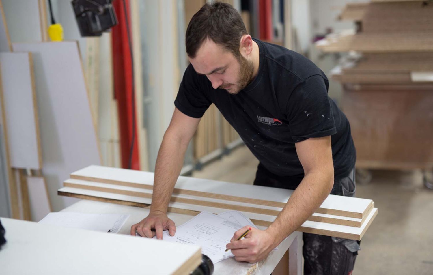 Planung in der Werkstatt